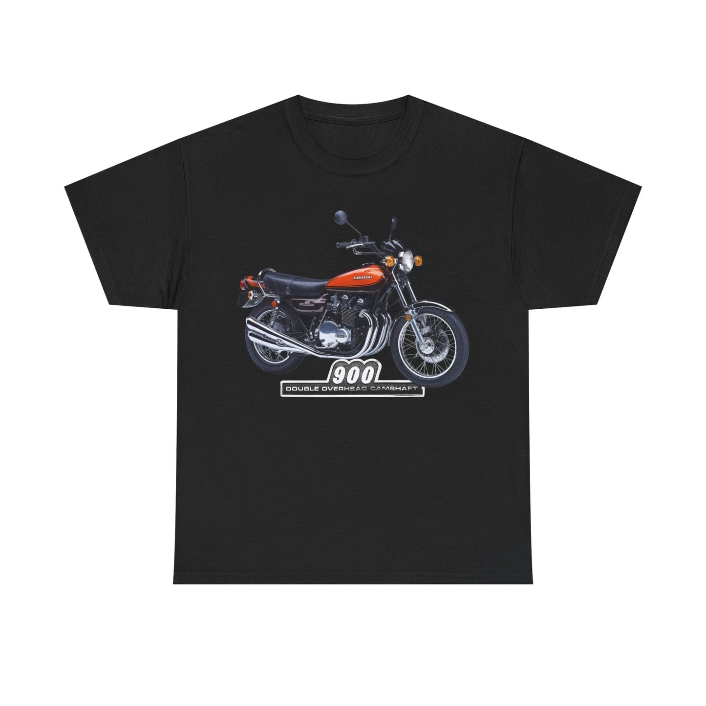 Kawasaki Z1 Z900 Unisex Heavy Cotton Tee Classic Motorcycle Printed in USA