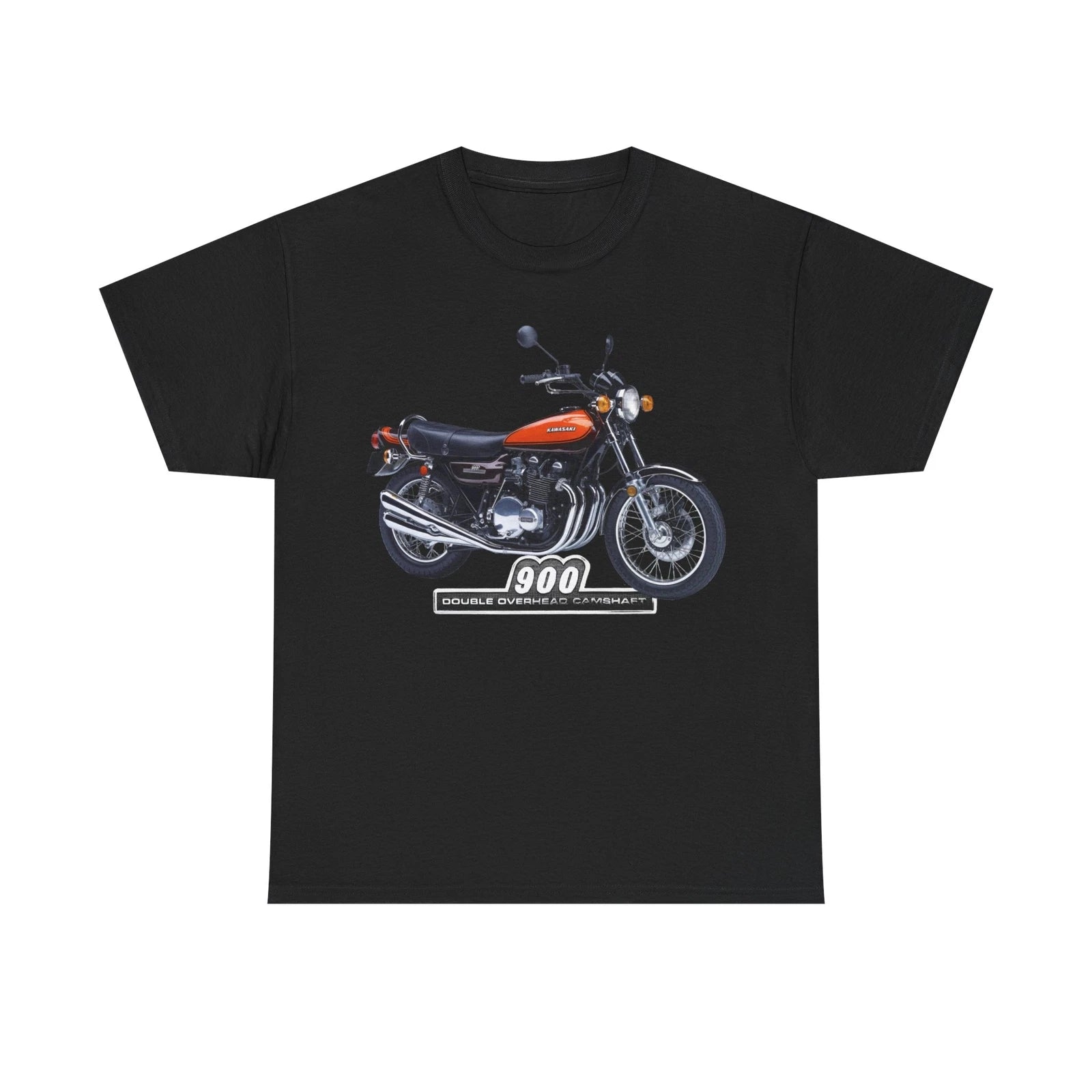 Kawasaki Z1 Z900 Unisex Heavy Cotton Tee Classic Motorcycle Printed in USA