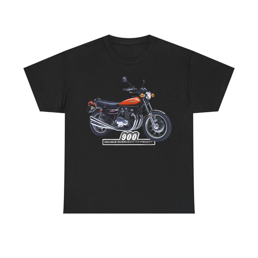 Kawasaki Z1 Z900 Unisex Heavy Cotton Tee Classic Motorcycle Printed in USA