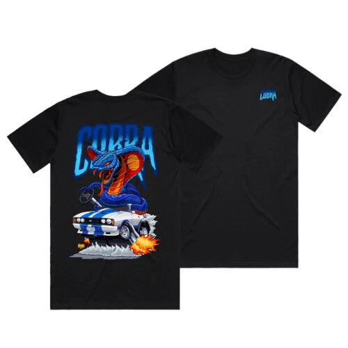 HOON CUSTOMS FORD XC COBRA T-SHIRT FRONT AND BACK PRINT