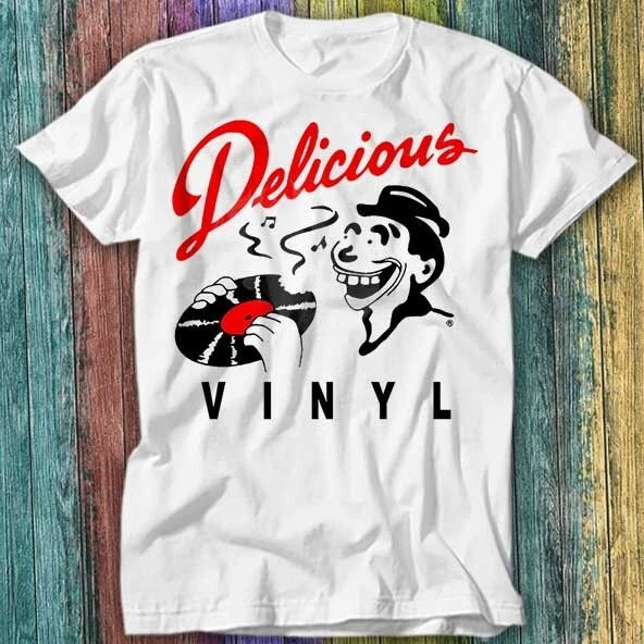 Delicious Vinly Music Record Label Rap Hip Hop T Shirt Top Tee 326