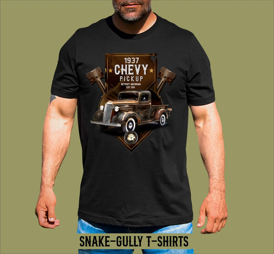VINTAGE 1937 CHEV PICKUP TRUCK T-SHIRT