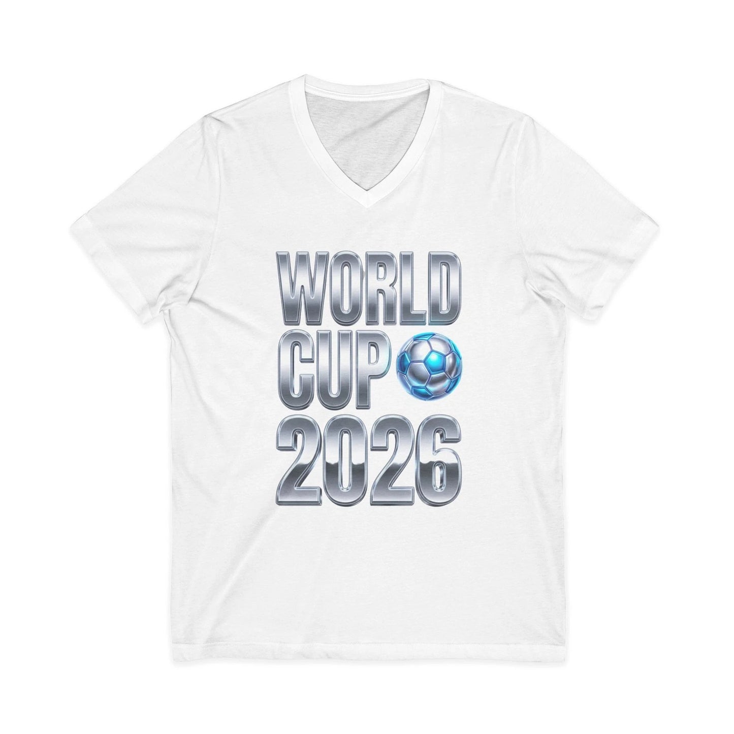 World Cup 2026 Soccer Ball Tee | V-Neck Shirt
