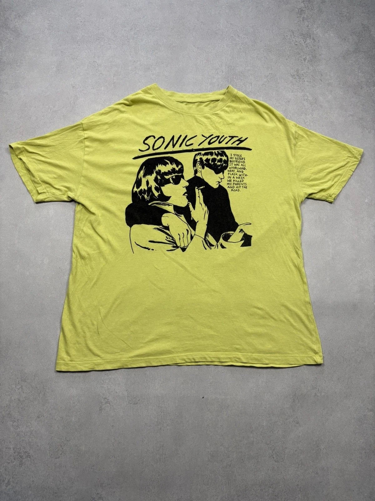 Vintage 00s Sonic Youth Goo Graphic Band T-Shirt