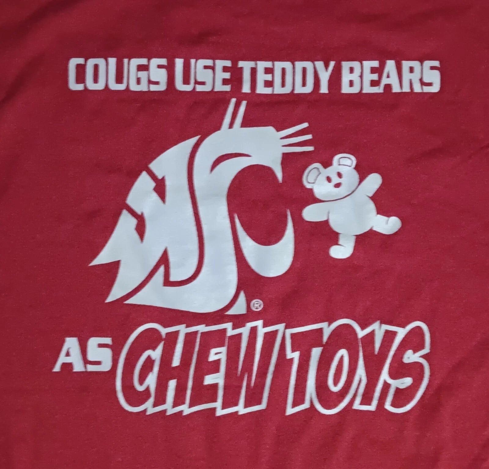 vintage Washington State Cougars Football Cal Bears Chew Toys t shirt college