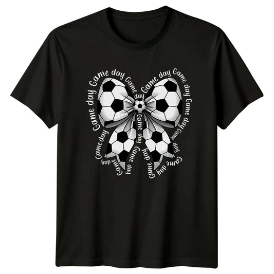 Game Day Womens T-Shirt Girls Soccer Soccer Birthday Gift For Her