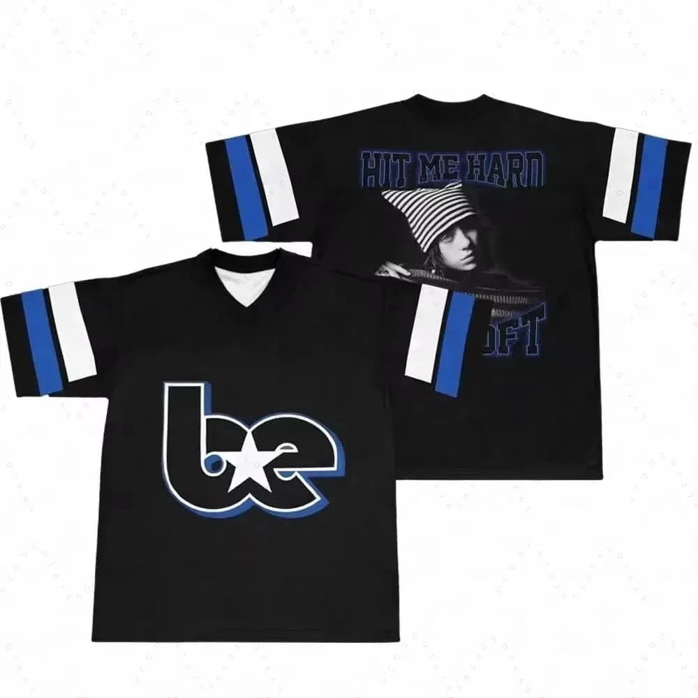 Billie Eilish Jersey HIT ME HARD AND SOFT Album Concert Tour T-shirt Merch