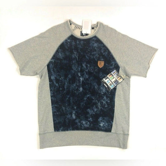 PRPS Wounded Knee Shirt - XL - Short Sleeve Black / Yellow - Y2K Cotton Shirt