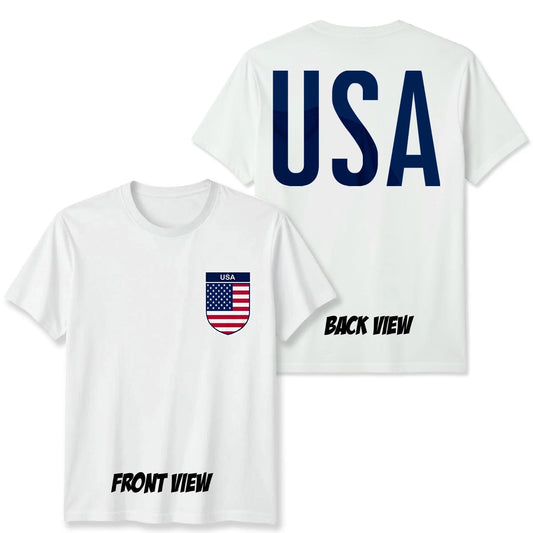 USA Football Unisex Kids T-Shirt Country Pride Soccer Tee #WC