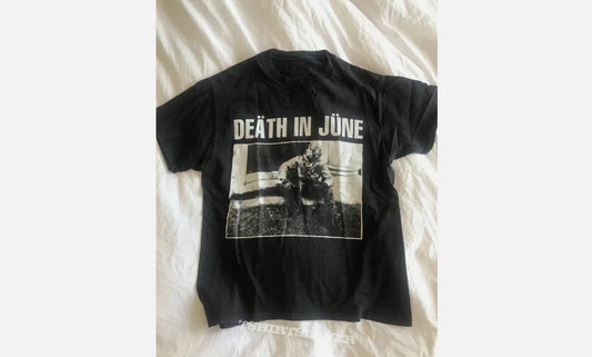 90s Death In June Band Graphic T-Shirt Retro Style Vintage Reprint