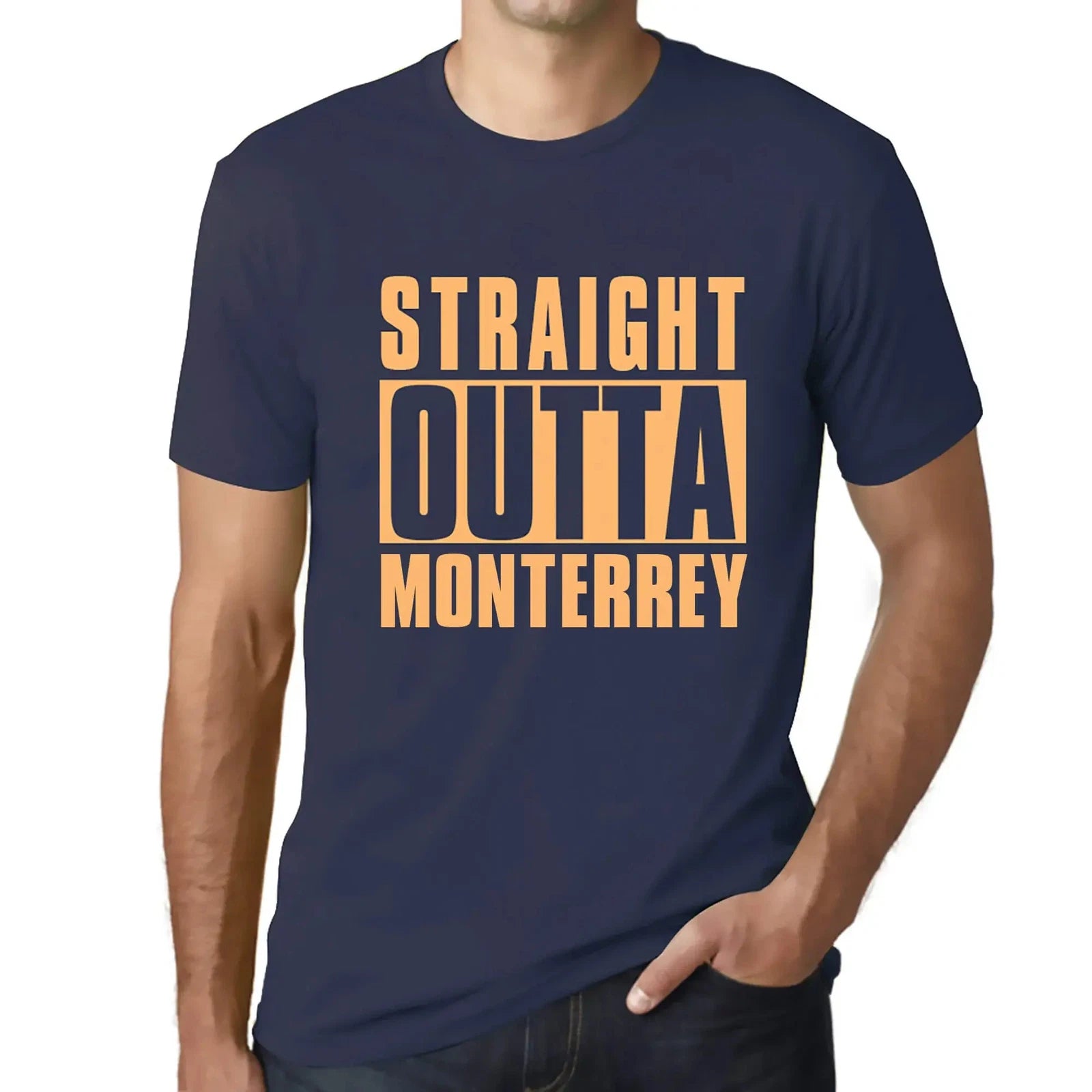 Men's Graphic T-Shirt Straight Outta Monterrey Eco-Friendly Limited Edition