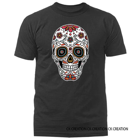 Sugar Skull Graphic T-shirt Tee