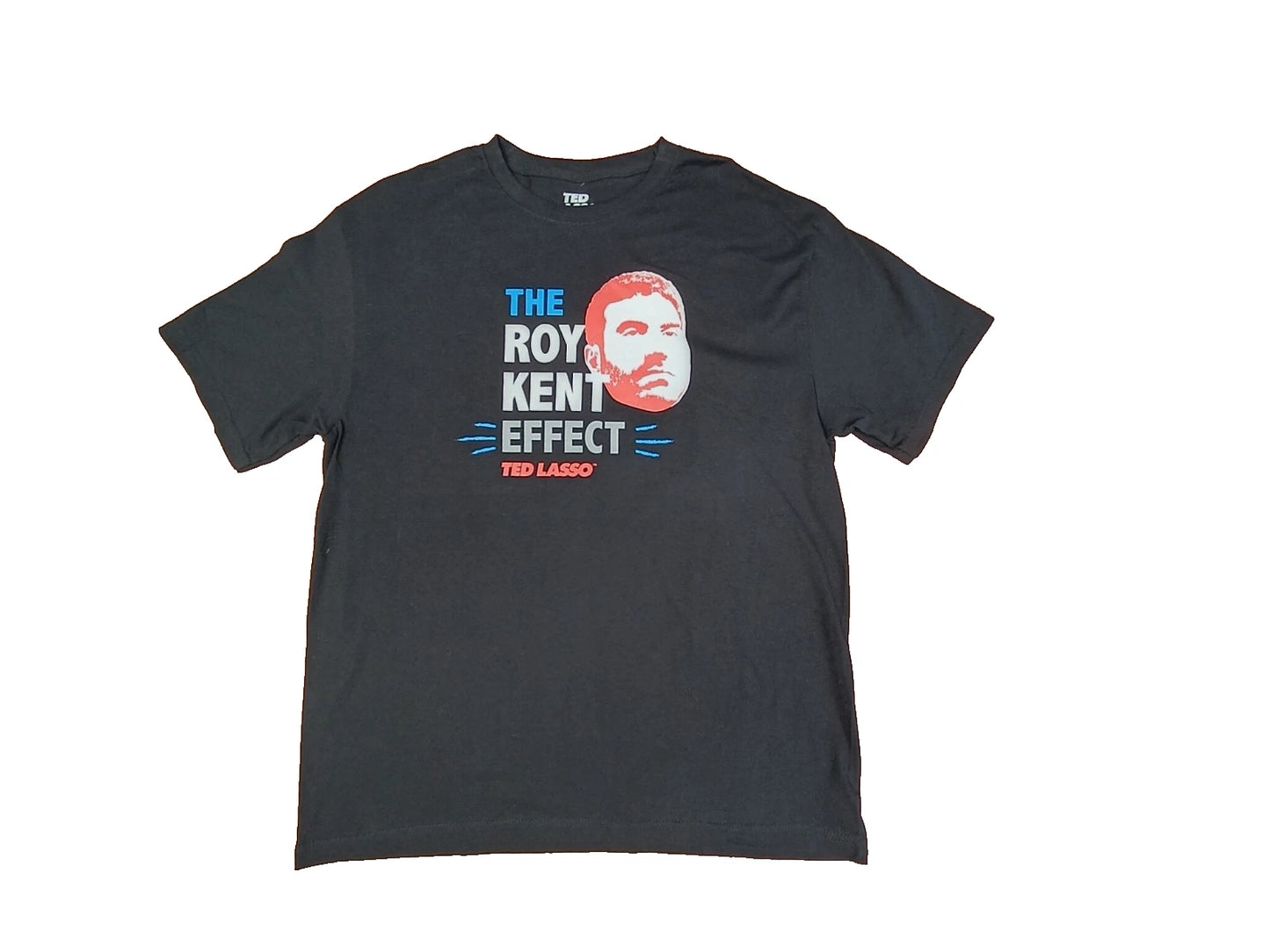 Ted Lasso The Roy Kent Effect Graphic T-shirt Size L Black Soccer Coach TV New