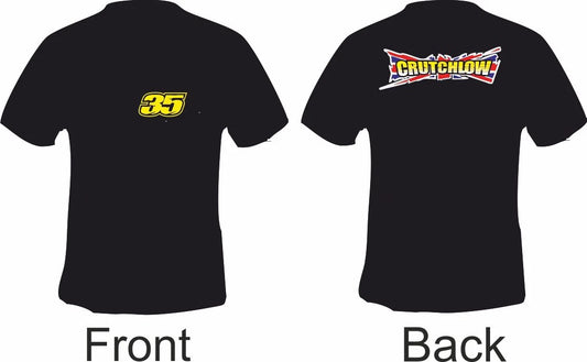 Cal Crutchlow Style Front And Back Printed Motorcycle Printed T Shirt in 6 Sizes