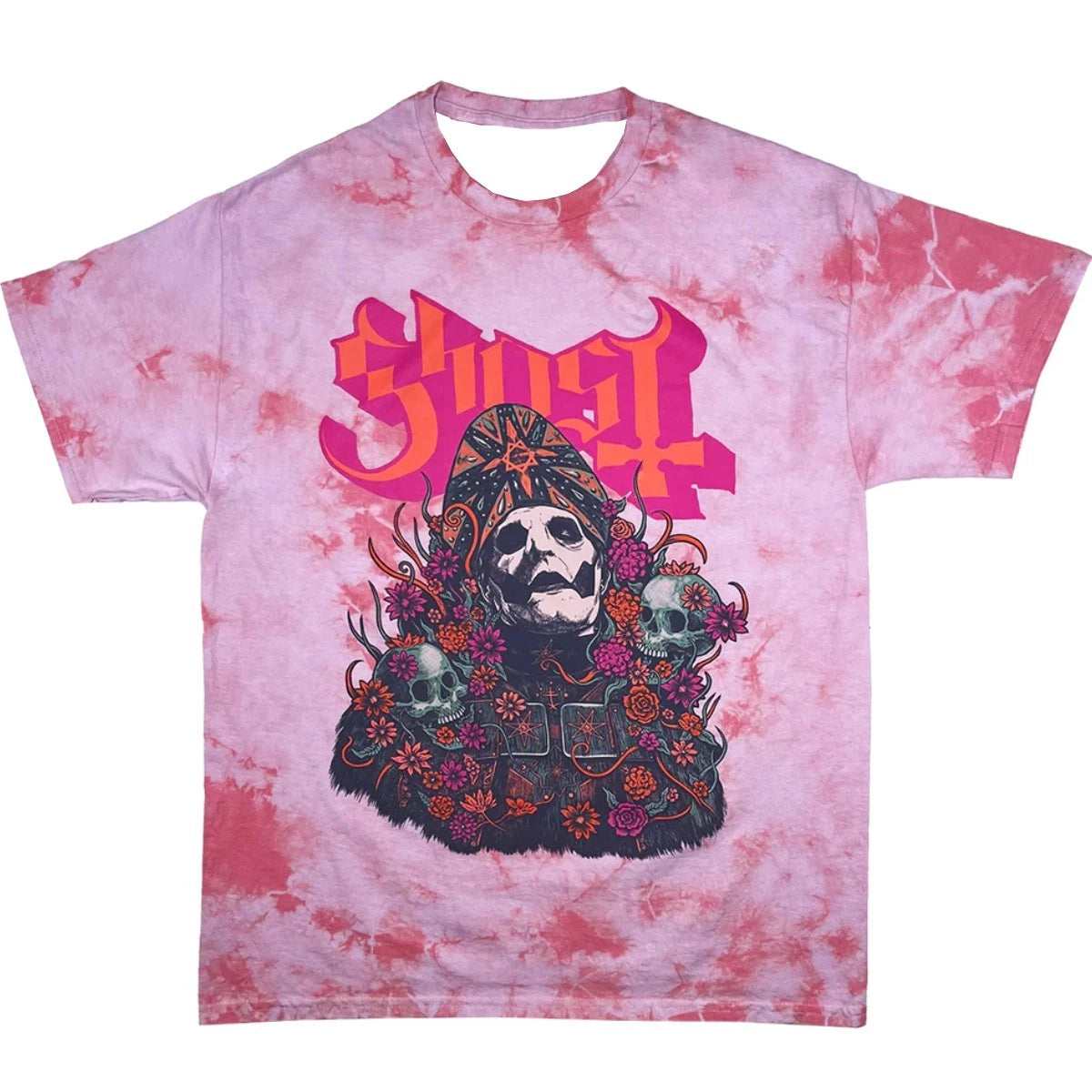 Ghost Band The Bliss in Pink Crystal All Over Print 3D T-Shirt