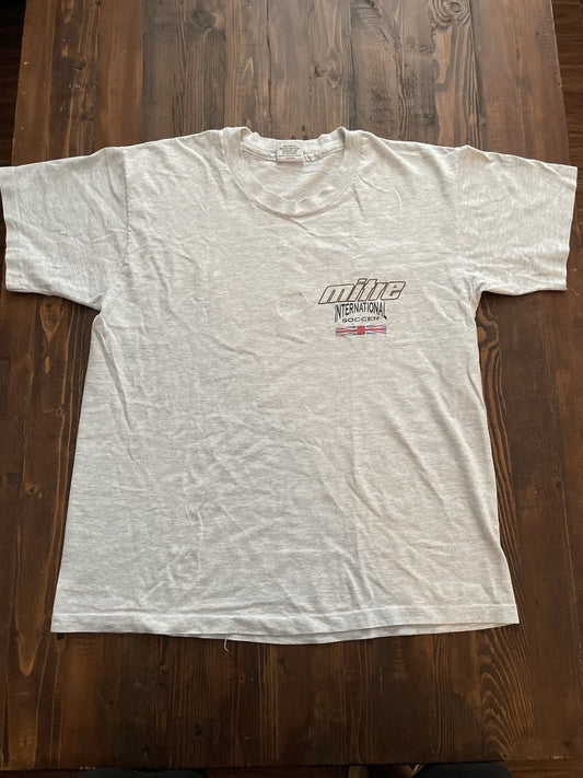 Rare Retro 1990s Mite International Soccer vintage t-shirt size: Men L