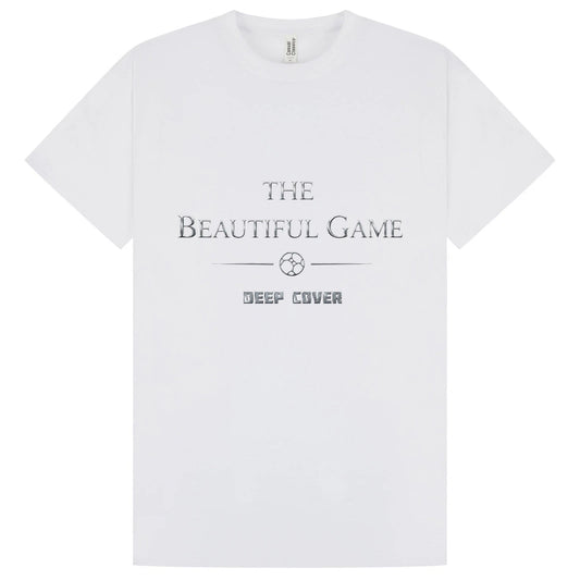 The Beautiful Game Cotton T-Shirt World Cup 26 in White & Silver XS to 5XL