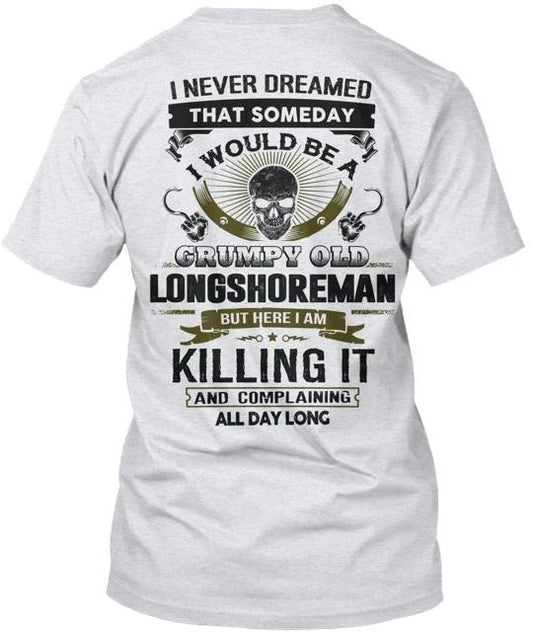 Longshoreman Tee T-Shirt Made in the USA Size S to 5XL