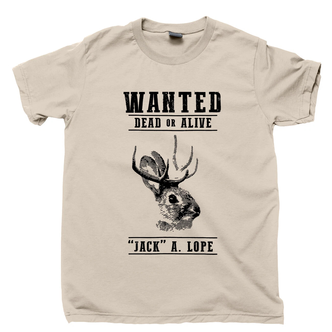 Jackalope T Shirt Jackrabbit Antelope Horn Cryptid Hunter Spirit Animal Hare Tee