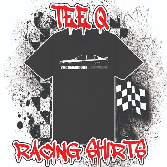 Holden VE SS Commodore Outline Black Tee ~ Premium Gildan Cotton
