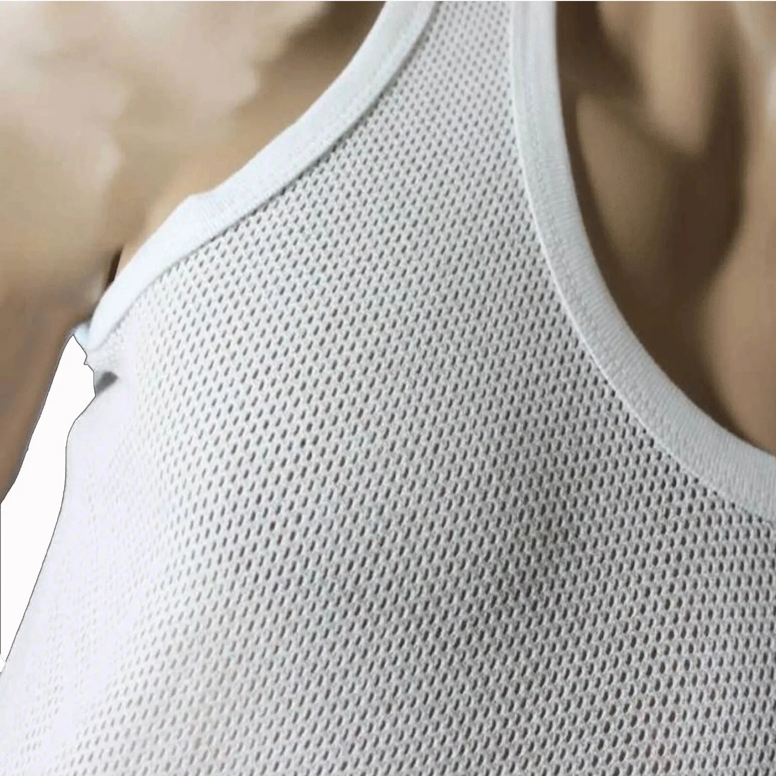 100% Cotton Mens AIRTEX MESH 3 6 Pack Vests Gym Top Summer Training S M L XL 2XL