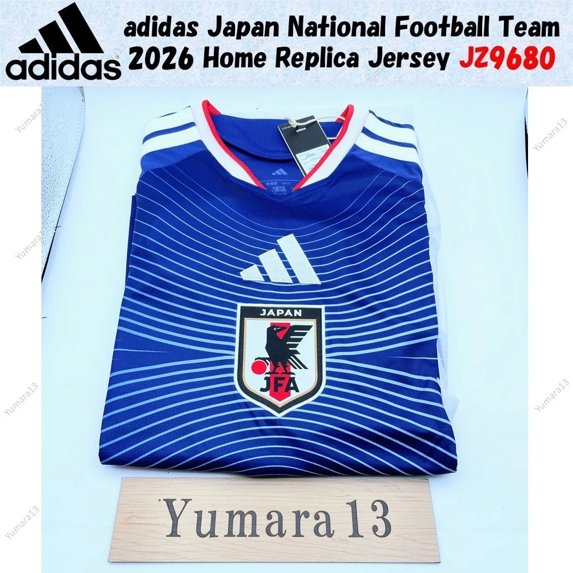 adidas Japan National Football Team 2026 Home Replica Jersey JZ9680 Japan Size