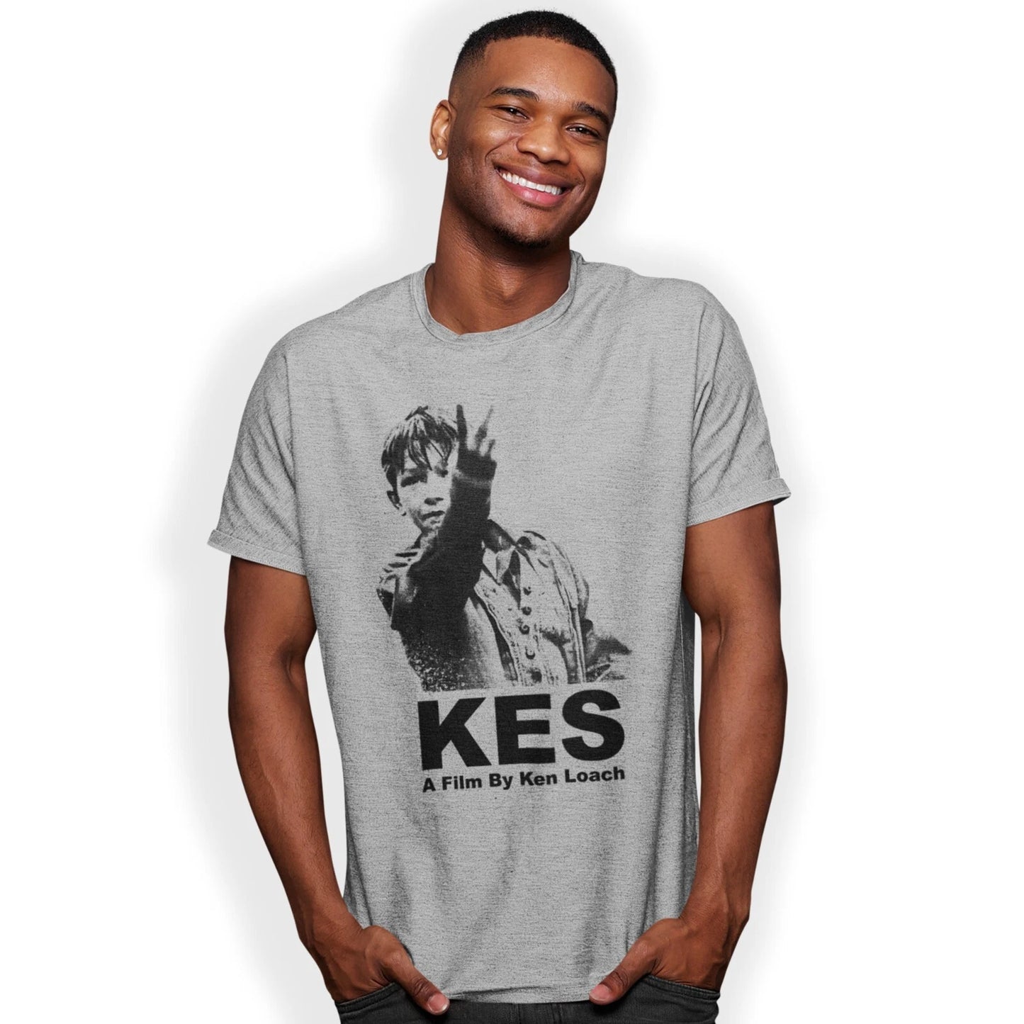 Kes Movie (1969) Billy Two Fingers Billy Casper Film T-shirt Ken Loach