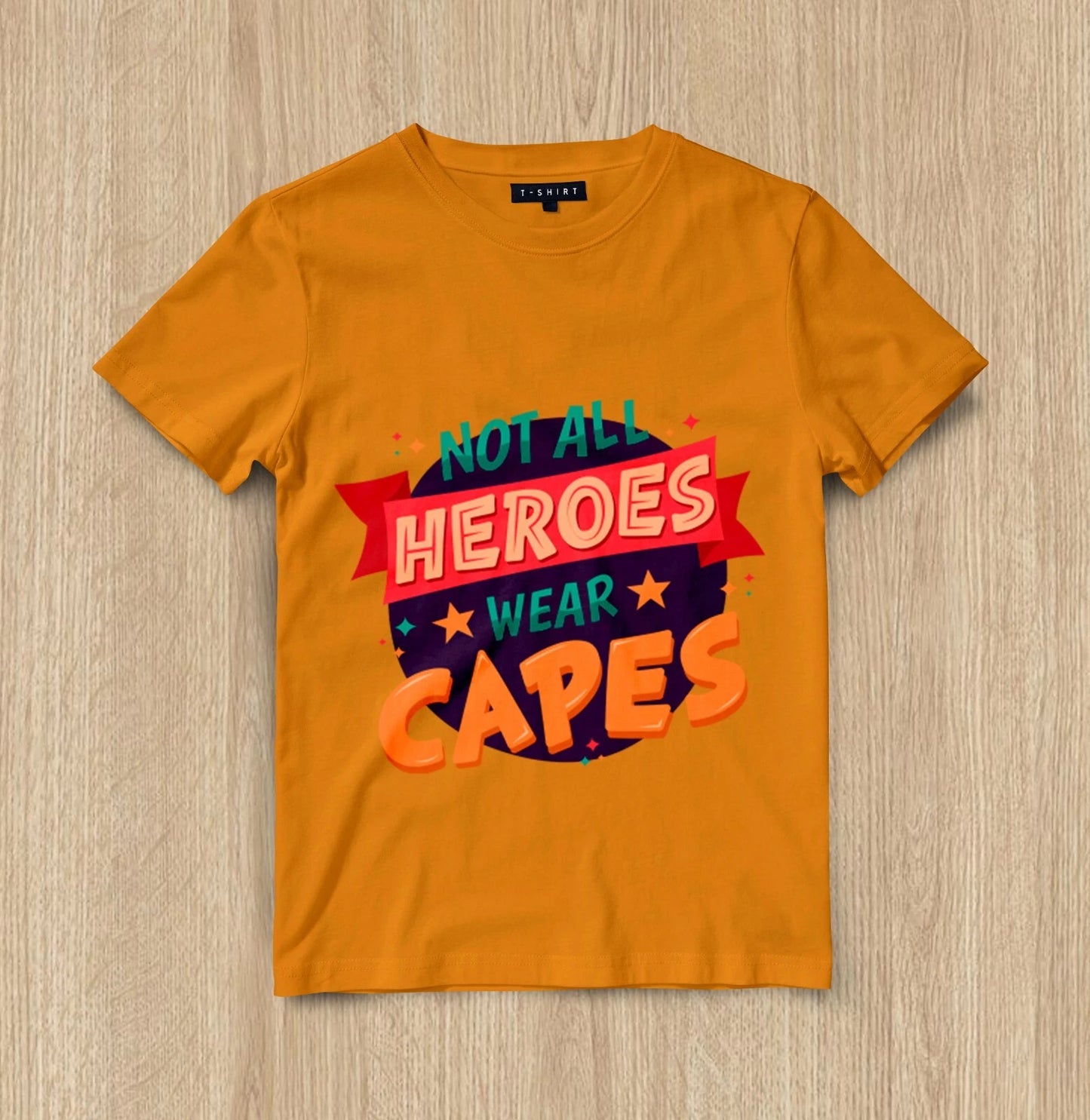 Custom Everyday Heroes Graphic T-shirt Design Unisex Jersey Short Sleeve Tee