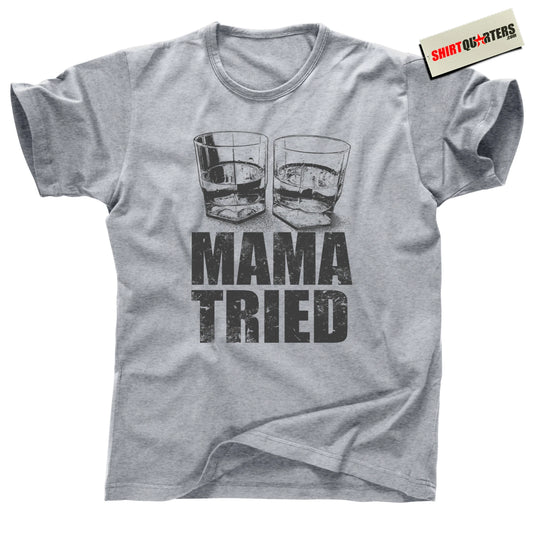 Merle Haggard Mama Tried Misery and Gin Outlaw Nashville T Shirt