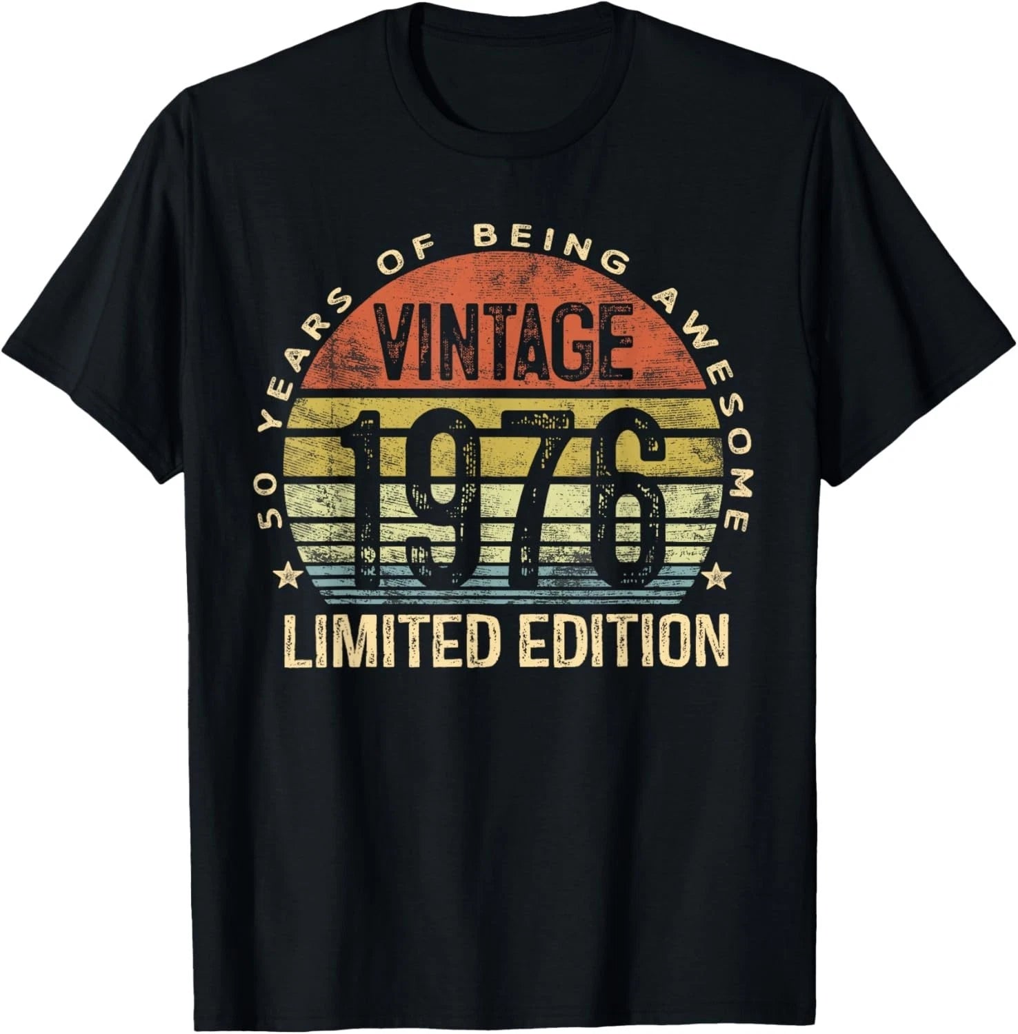 Vintage 1976 Limited Edition 50-Year-Old 50th Birthday T-Shirt unisex T-Shirt