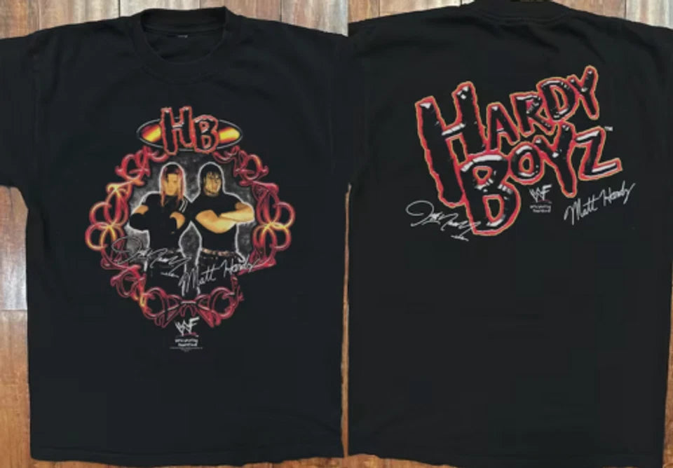The Hardy Boys 1999 Tour Unisex Black T-Shirt