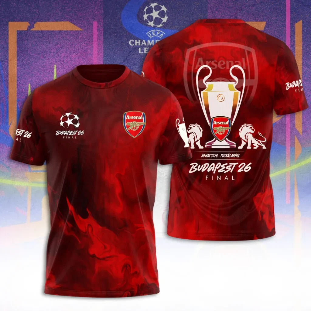 Ars FC Champions League Final 2026 3D Apparel Tshirt