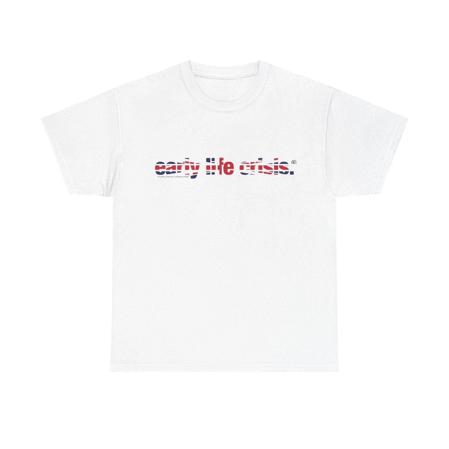Nettspend Early Life Crisis EU Flags Tour Merch T-Shirts Tees All Colors & Sizes