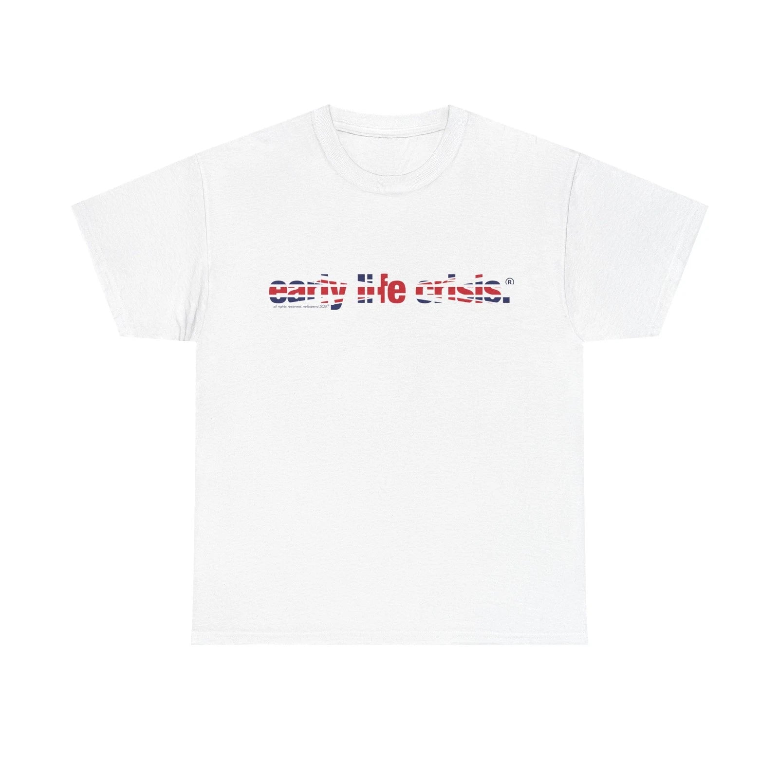 Nettspend Early Life Crisis EU Flags Tour Merch T-Shirts Tees All Colors & Sizes