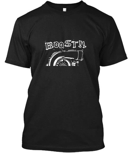 Turbo Boost T-Shirt Made in the USA Size S to 5XL