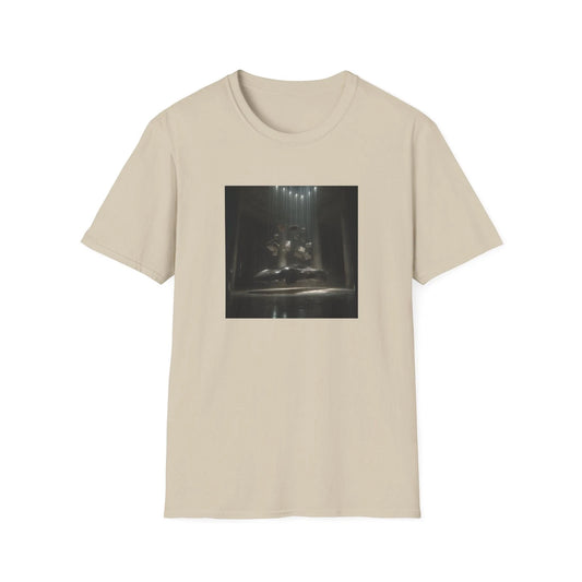 Candlelit Gothic Statue T Shirt | Dark Fantasy Art Graphic Tee | Unisex