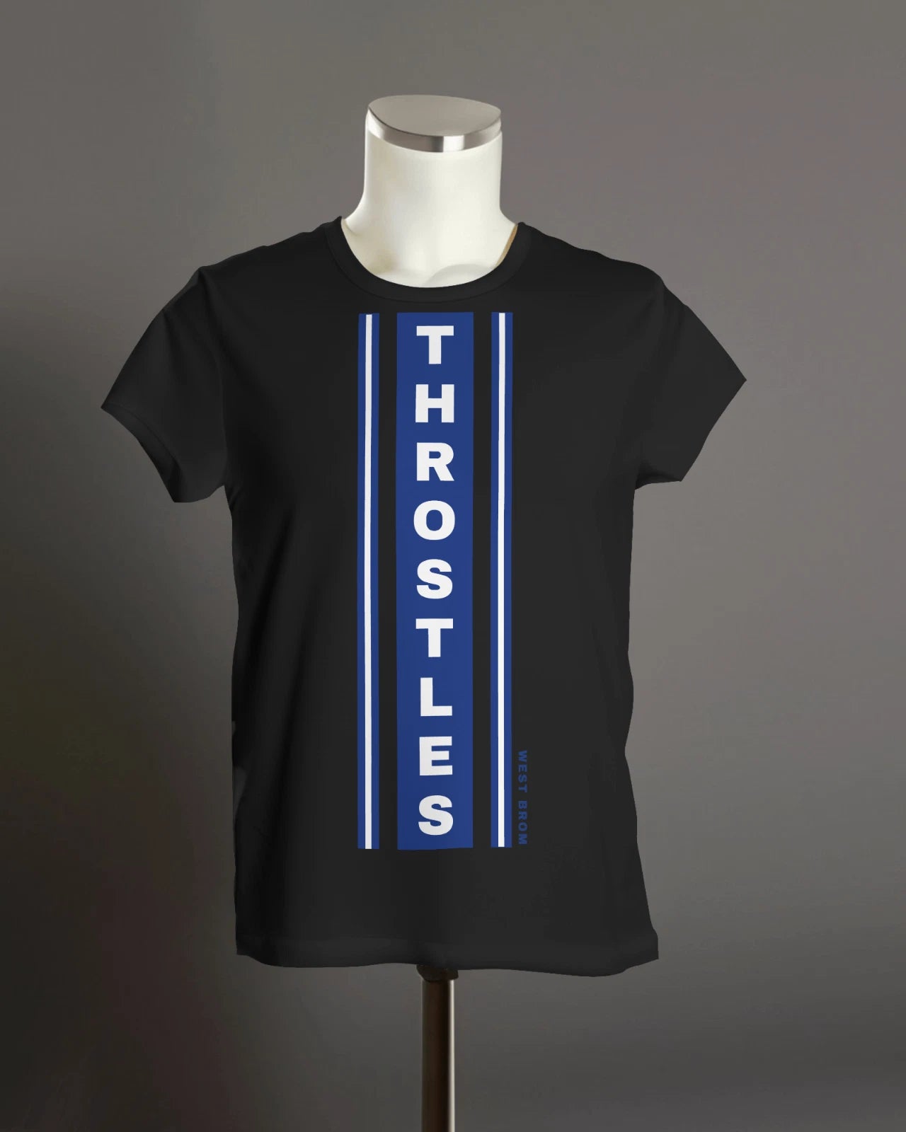 West Brom THROSTLES T-Shirt | Unisex Organic | Centre Stripe