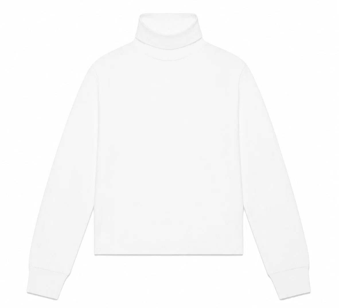 OVO White Turtleneck Longsleeve Blank Shirt - XS - New