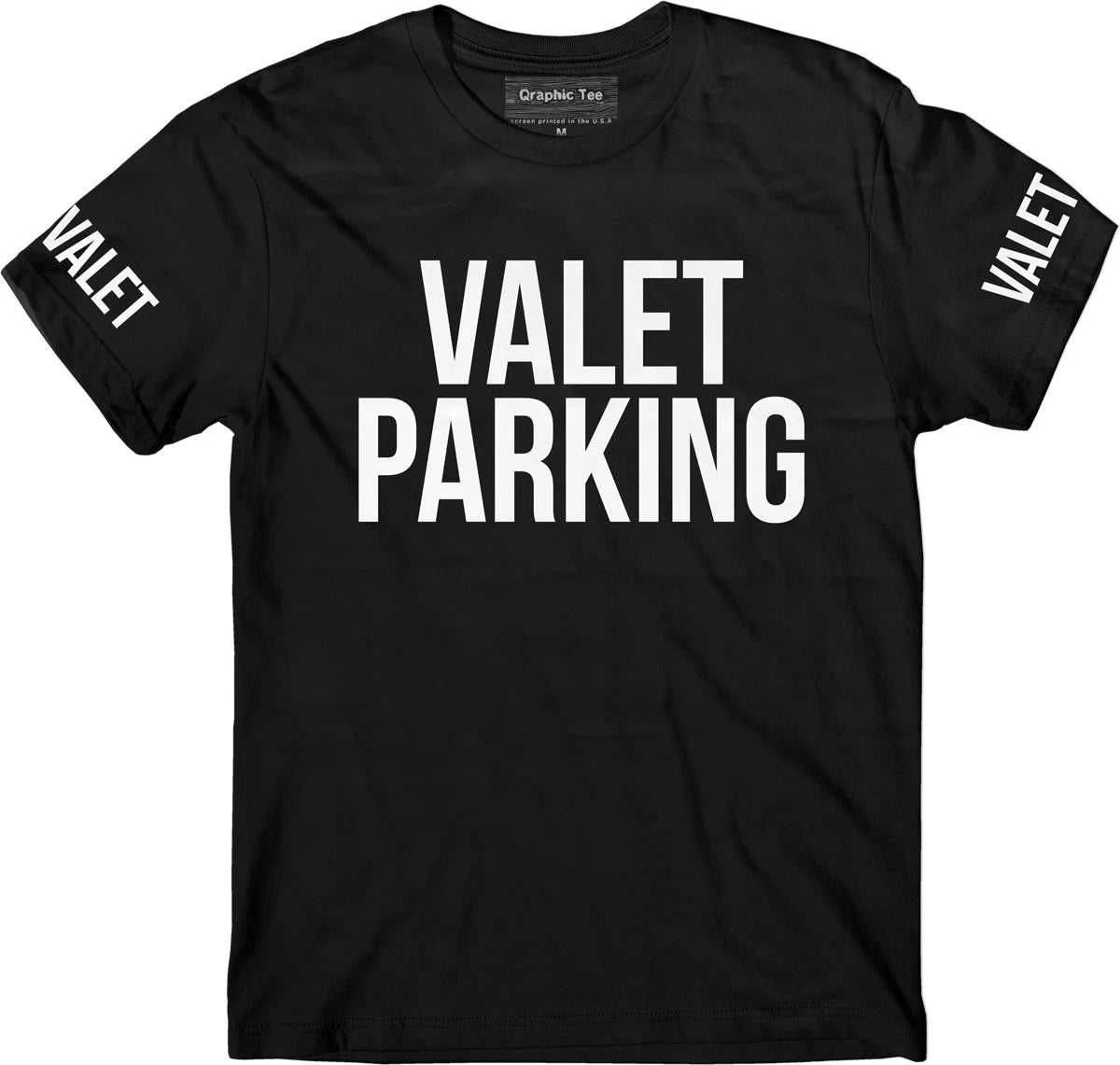 Valet parking t-shirt, parking t-shirt, staff t-shirt, parking attendant, event