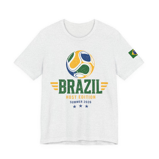 Brazil Soccer Fan Shirt Host Edition Summer 2026 Unisex Match Day Tee