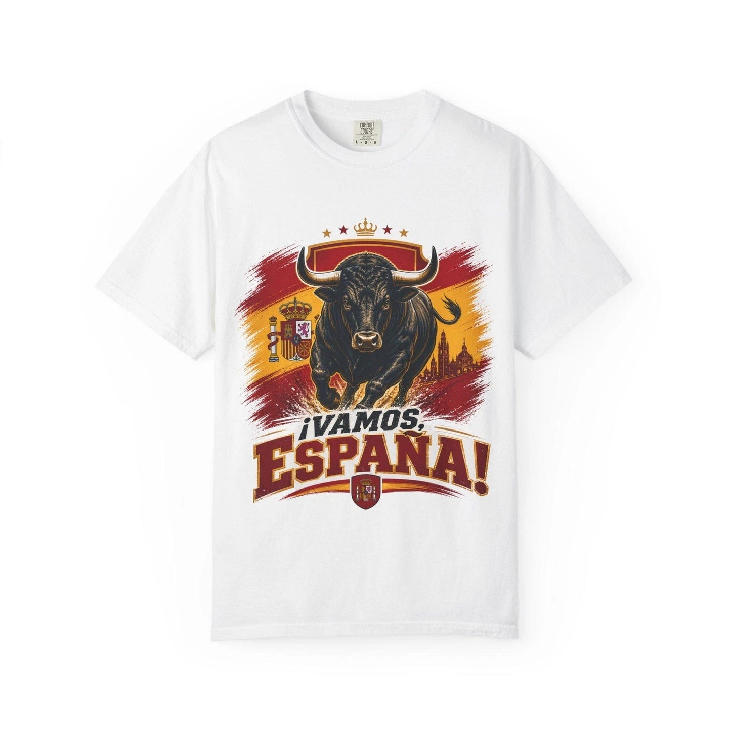 Spanish World Cup 2026 T Shirt Vamos España Bull Graphic Soccer Fan Tee Unisex