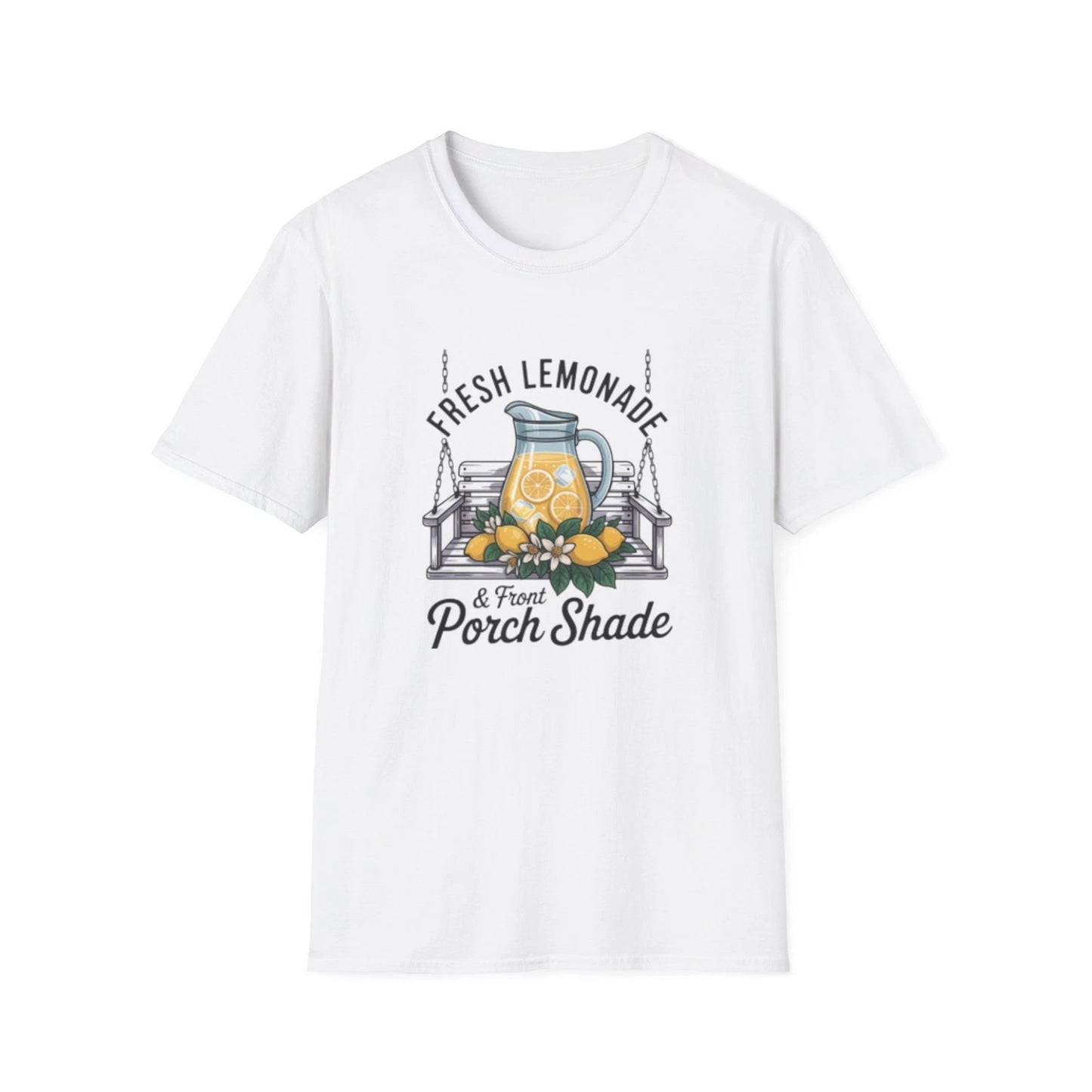-Fresh Lemonade Front Porch Shade T-Shirt | Porch Shade Summer Drink Design