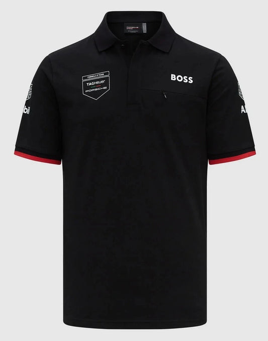 Porsche Motorsport  Formula E Team Polo Black  DDP  (NO US CUSTOMS FEE)