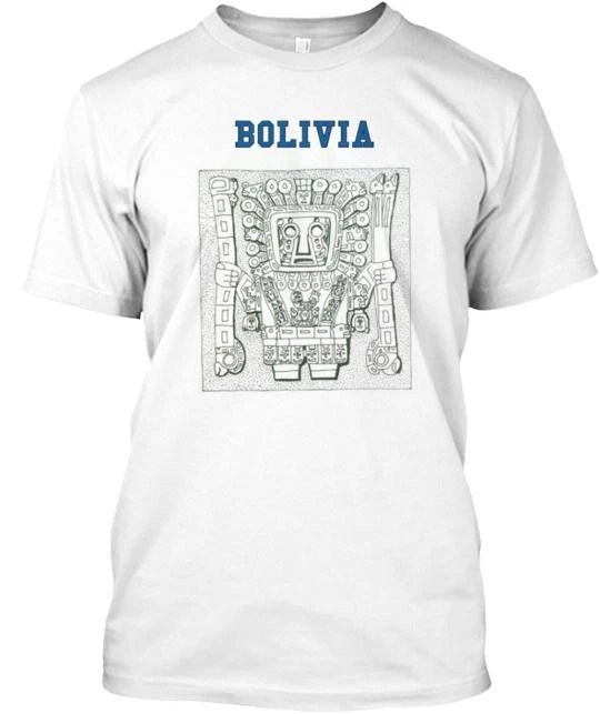Visit Bolivia T-Shirt Made in the USA Size S to 5XL