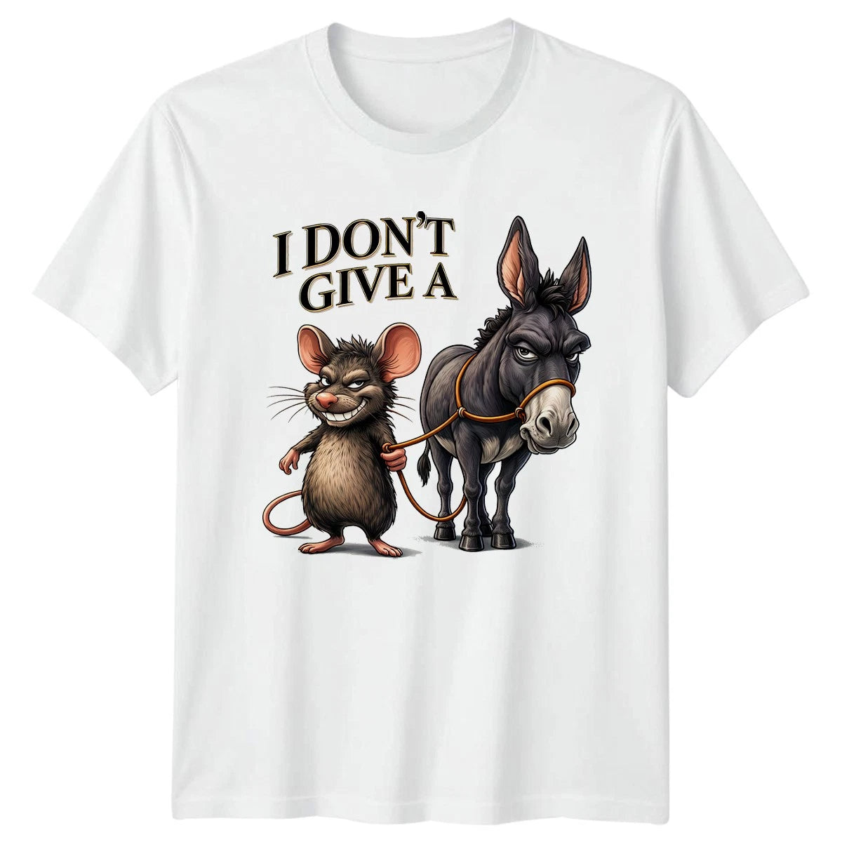 I Dont Give A T-Shirt Sarcastic Animal Humor Birthday Gift For Him And Her