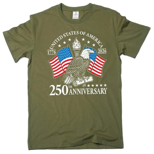 250 Year US Independence Day T-shirt 1776-2026 250th anniversary Tee Shirt