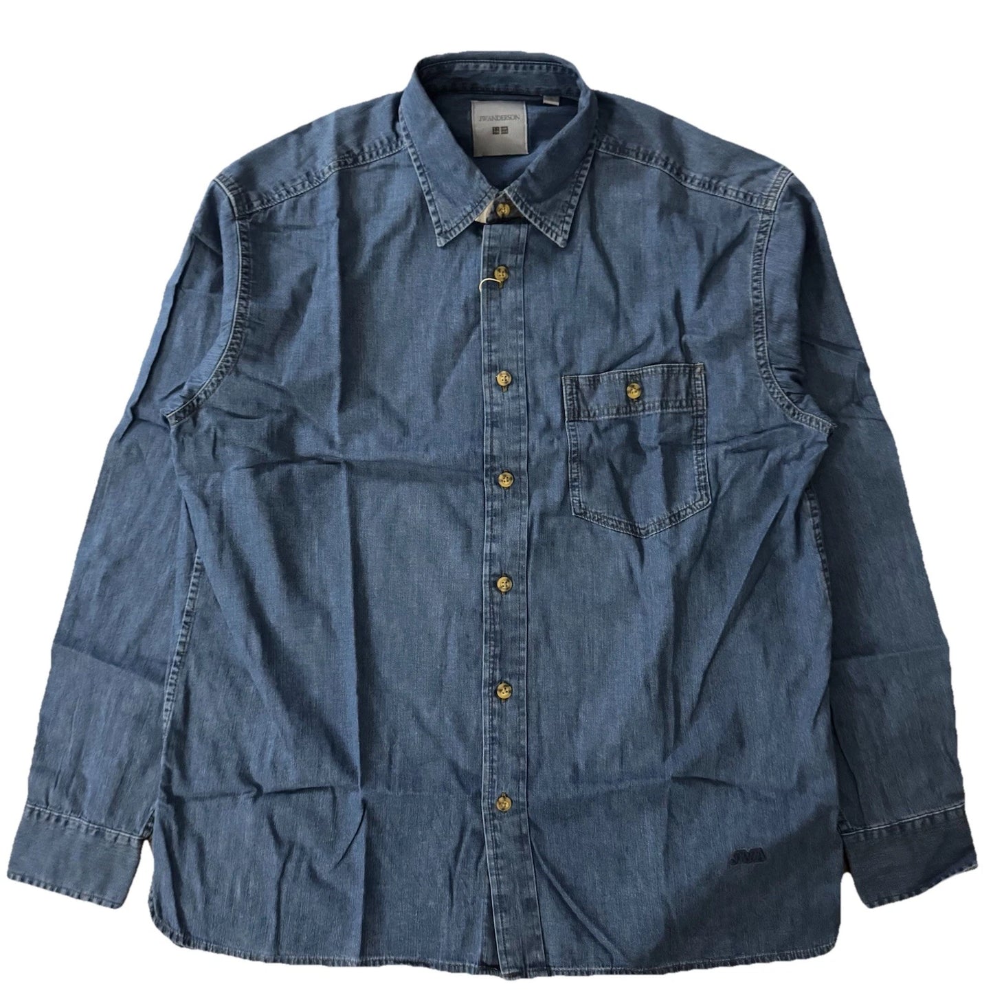 Uniqlo x JW Anderson Light Denim Oversized Shirt 64 Blue Size L