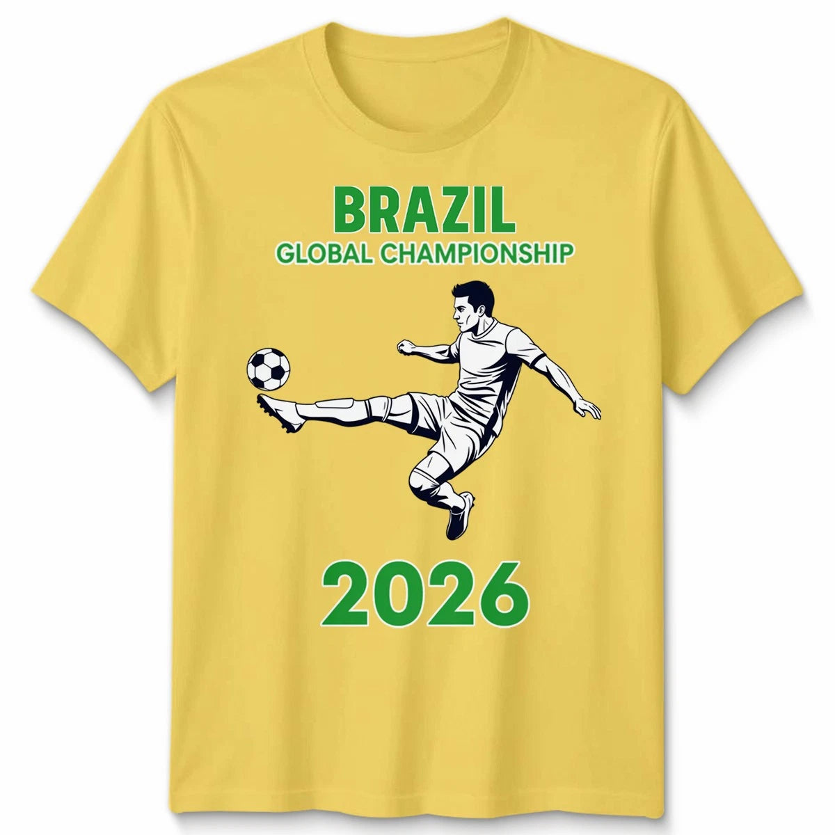 Brazil Unisex Football T Shirt Game Day Soccer Fan Game Gift Mens Womens Tee