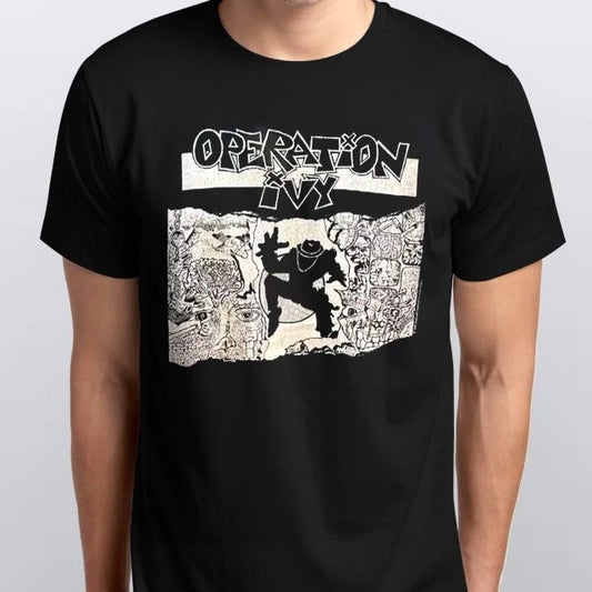 Operation Ivy Band Men's Unisex T-SHIRT S M L XL XXL 3 4 XL colours Black