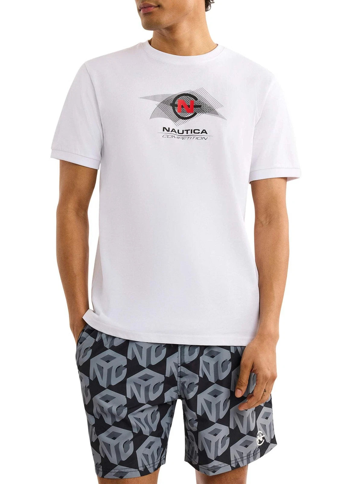 Nautica Competition Mens T-Shirt Tralee Tee White